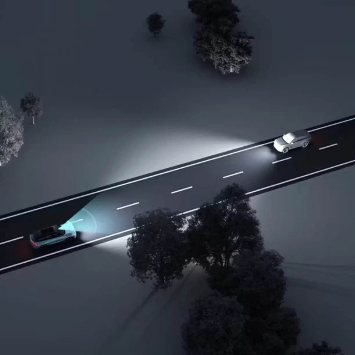 Система автоматического переключения ближнего и дальнего света (IHC)